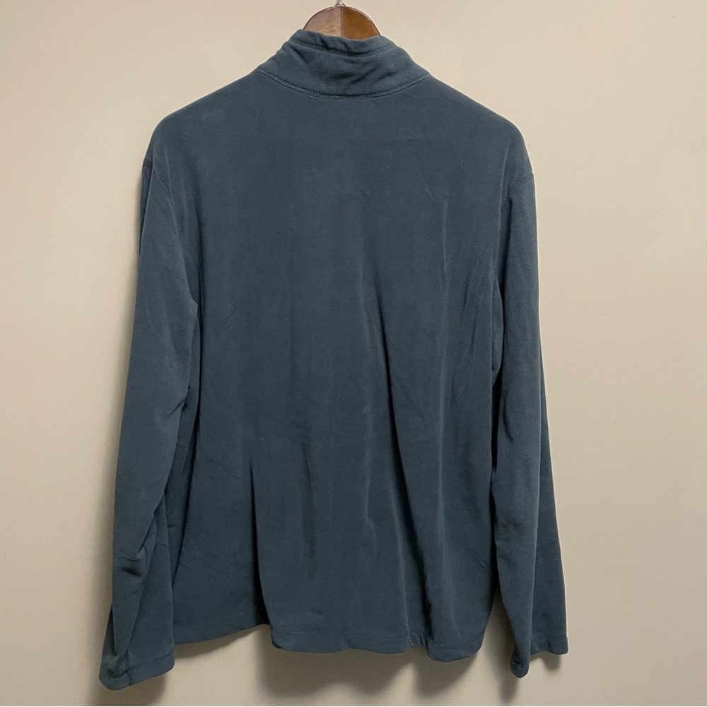 Eddie Bauer Grey Fleece 1/4 Zip Pullover Men’s XL - Picture 10 of 12